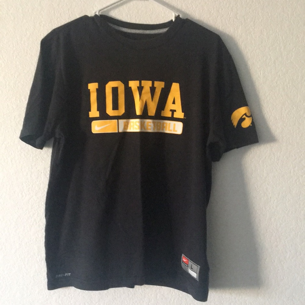 Black Nike Iowa shirt